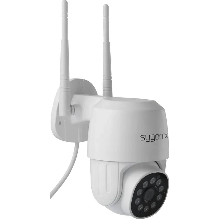 Sygonix PTZ WLAN SY-4760960 LAN, WLAN IP Überwachungskamera, 1920 x 1080 Pixel