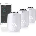Eurotronic Comet Wifi 3er Set 2021, Heizkörperthermostat, intelligentes Heizen per WLAN, Heizkosten sparen, Thermostat zur Regulation der Raumtemperatur von unterwegs (700224)