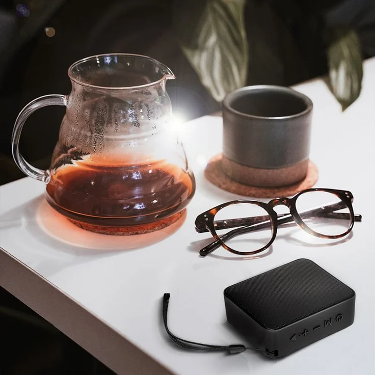 LogiLink Wireless Portable Speaker, Kompakter Bluetooth-Lautsprecher, schwarz – Bild 8