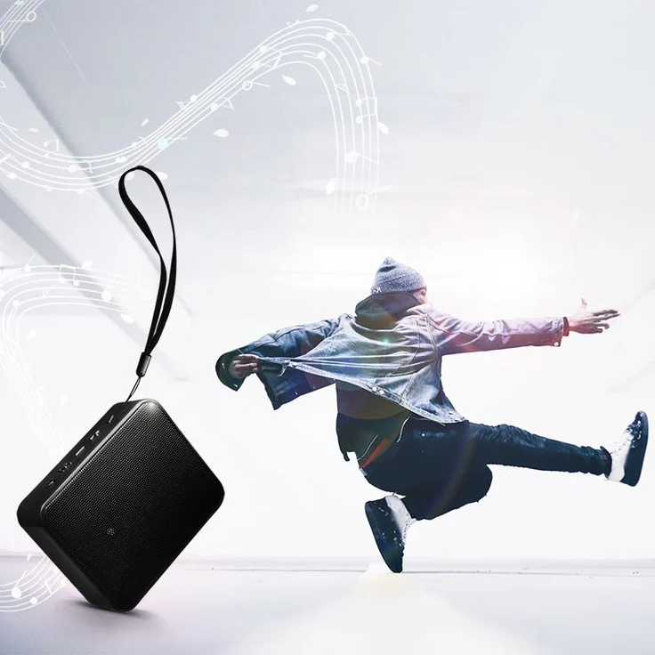 LogiLink Wireless Portable Speaker, Kompakter Bluetooth-Lautsprecher, schwarz – Bild 5