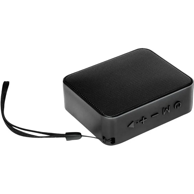 LogiLink Wireless Portable Speaker, Kompakter Bluetooth-Lautsprecher, schwarz