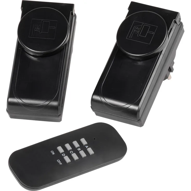 Vivanco Outdoor Funksteckerset 2-fach, 1.000W