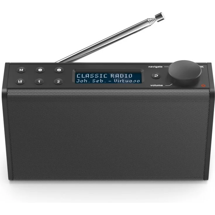 Hama DR7USB Digitalradio, UKW, DAB, DAB+, schwarz – Bild 3