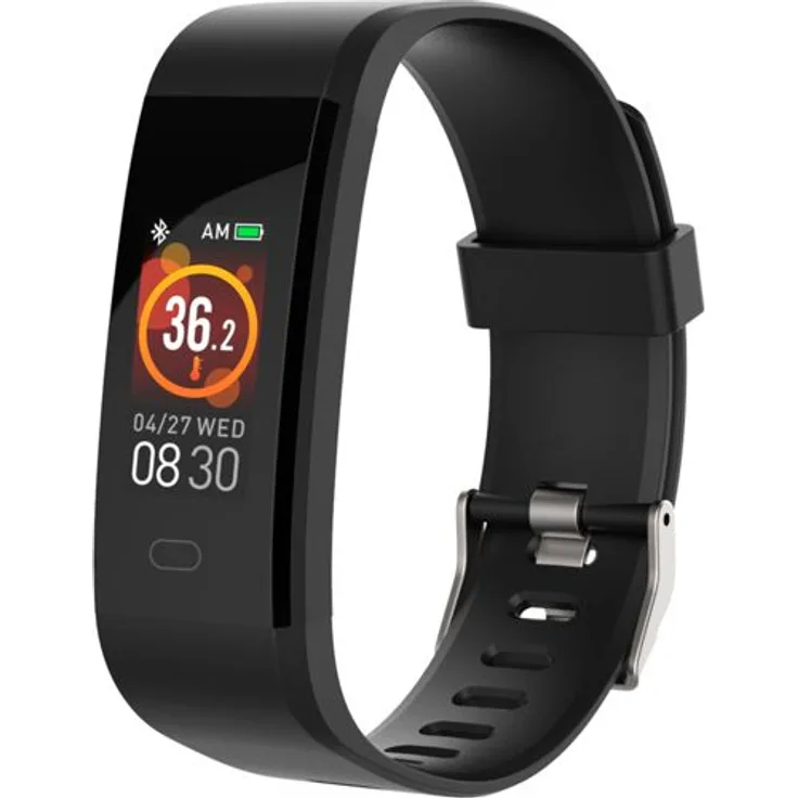 Denver BFH-19 Fitness-Tracker Unisex, Einheitsgröße, Silikonarmband, Schwarz