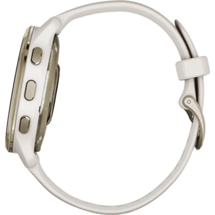 Garmin Venu 2 Plus Smartwatch GPS, Damen, 43 mm, Edelstahl, Polymergehäuse, Silikon, Gold/Elfenbein – Bild 10