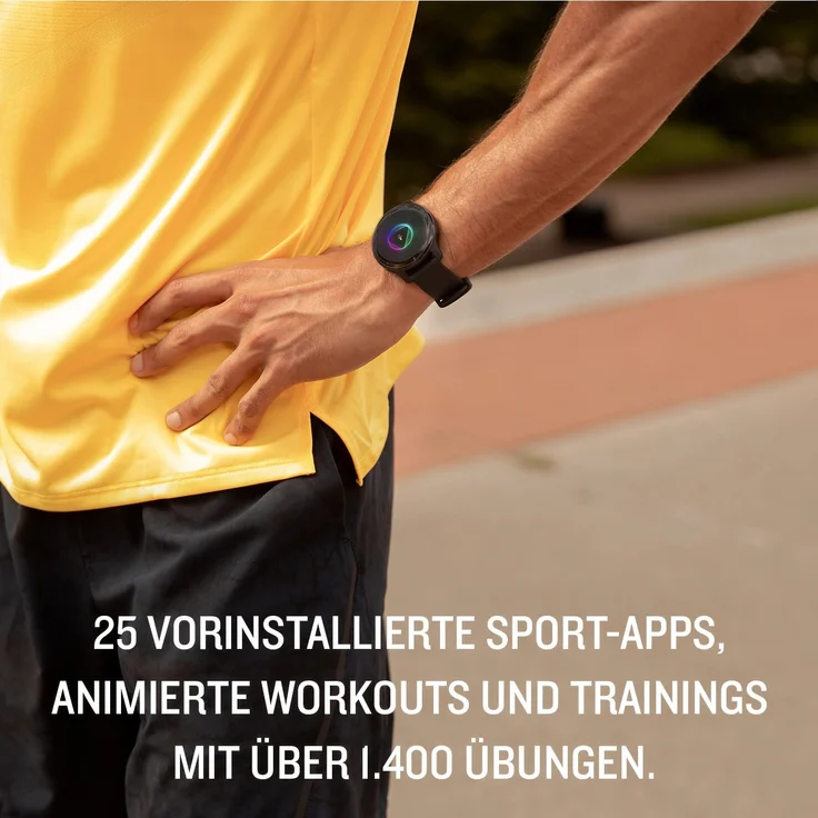 Garmin Venu 2 Plus Smartwatch GPS, Unisex, 43 mm, Edelstahl, Polymergehäuse, Silikon, Schwarz/Schiefergrau – Bild 6