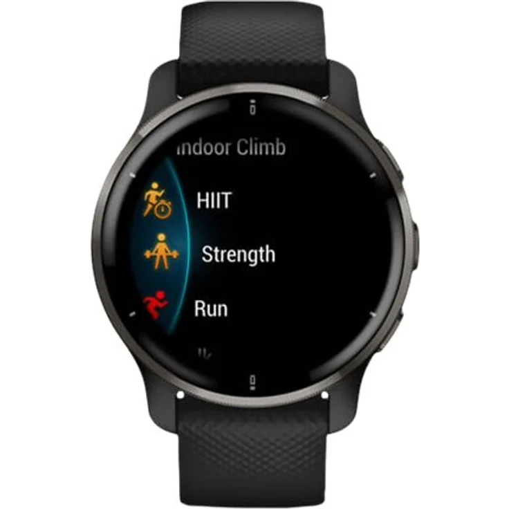Garmin Venu 2 Plus Smartwatch GPS, Unisex, 43 mm, Edelstahl, Polymergehäuse, Silikon, Schwarz/Schiefergrau – Bild 13