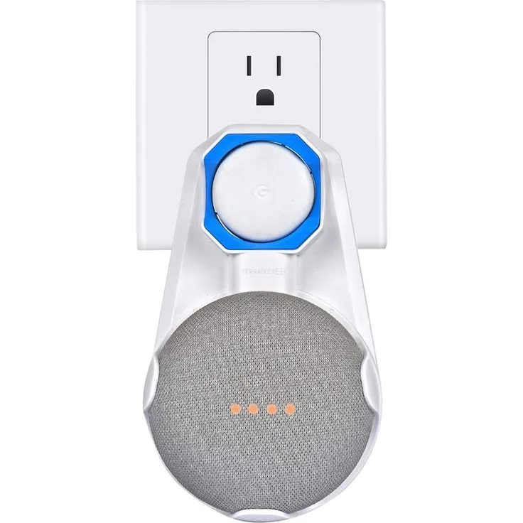 TerraTec Hold ME Wandhalterung Weiß Passend Für Sprachassistenten Google Home Mini (324193)