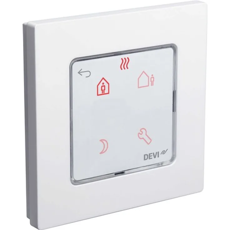 Danfoss 088U2002 DEVIwet Boden-/Raumthermostat, programmierbar, weiß