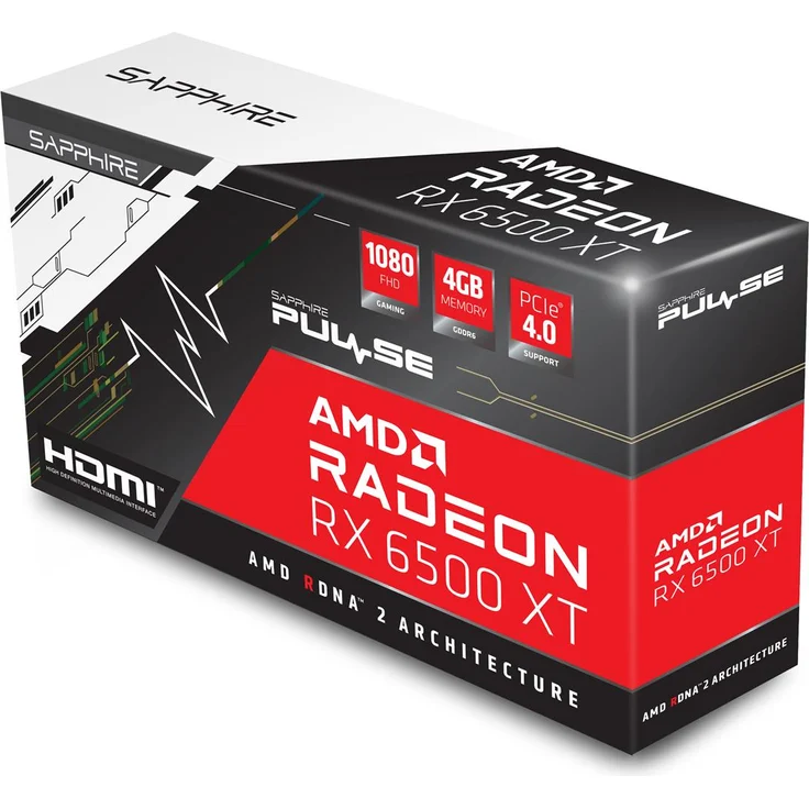 Sapphire Pulse Radeon RX 6500 XT, 4GB GDDR6, HDMI, DP (11314-01-20G) – Bild 5