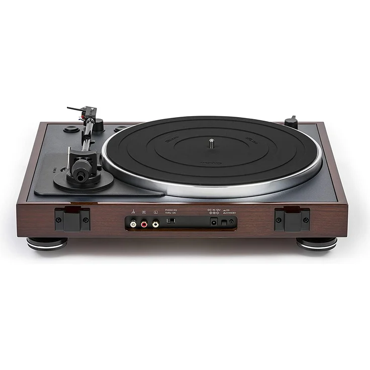 Thorens TD 102 A, AT-VM95E Walnuss, Hochglanz, braun – Bild 1