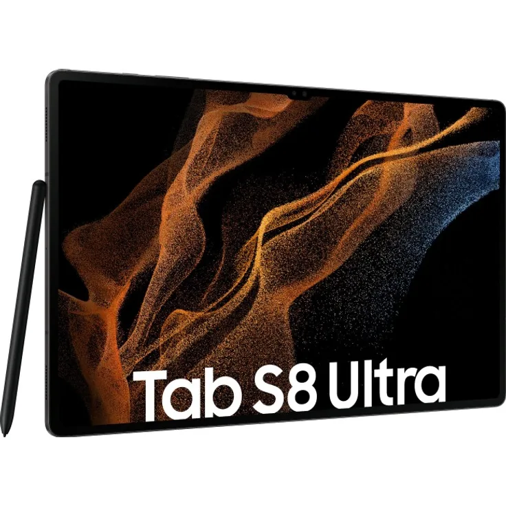 Samsung Galaxy Tab S8 Ultra Quad-HD Auflösung 14,6 Zoll, 5G-Tablet, 512 GB Speicher, Android 12, Graphite (SM-X906BZAF)