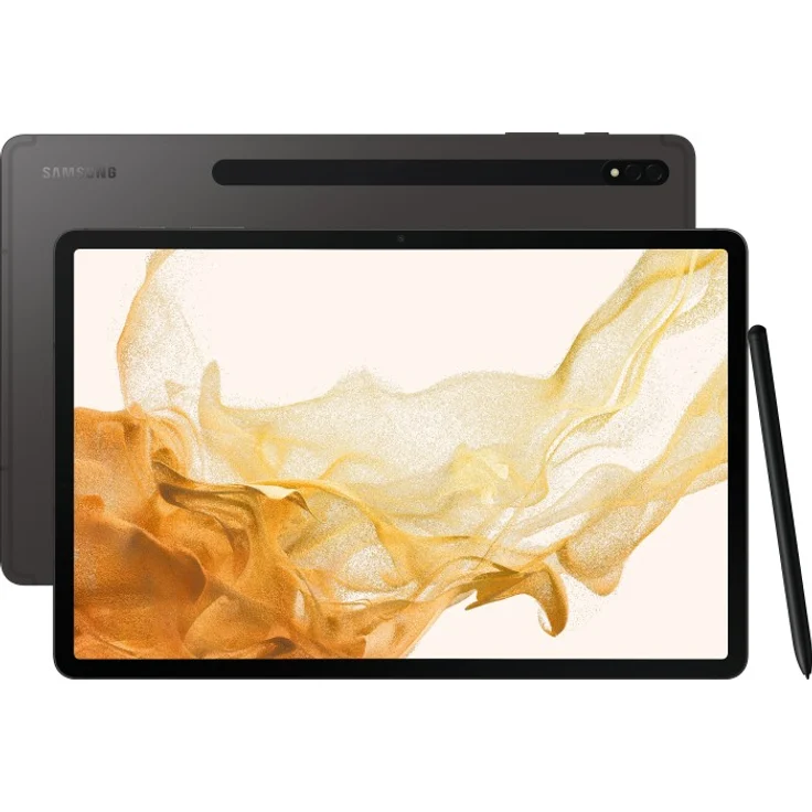 Samsung X806B Galaxy Tab S8+ 5G Quad-HD Auflösung 12,4 Zoll, 5G-Tablet, Snapdragon 8, 256 GB Speicher, Android 12, Graphite (SM-X806BZAB) – Bild 2