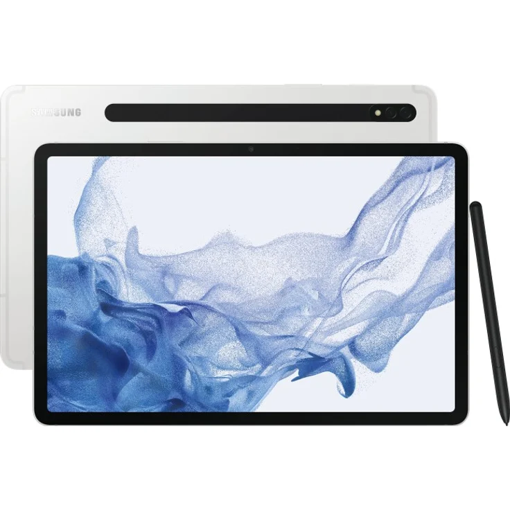 Samsung X700N Galaxy Tab S8 Quad-HD Auflösung 11 Zoll, WLAN-Tablet, Snapdragon 8, 128 GB Speicher, Android 12, Silber (SM-X700NZSA) – Bild 2