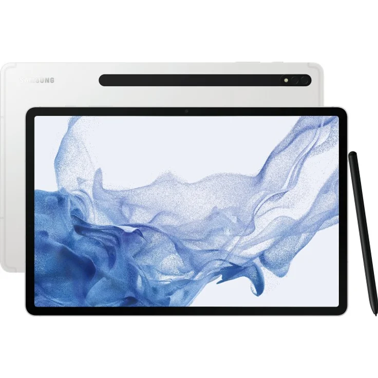 Samsung X800N Galaxy Tab S8+ Quad-HD Auflösung 12,4 Zoll, WLAN-Tablet, Snapdragon 8, 256 GB Speicher, Android 12, Silver (SM-X800NZSB) – Bild 2