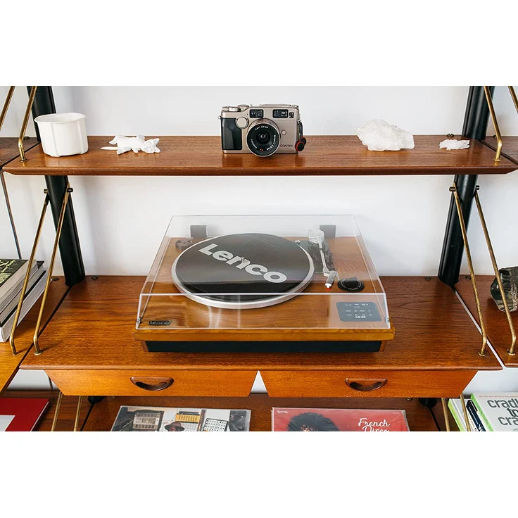 Lenco LS-55WA Walnuss, integrierte Lautsprecher, Bluetooth, braun – Bild 2