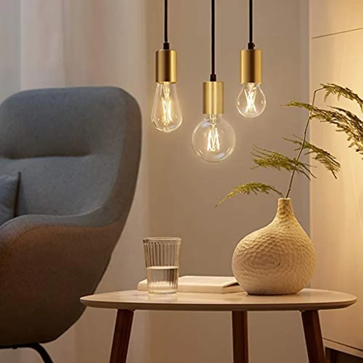 WiZ LED-Leuchtmittel, dimmbar, G95, 60 W, E27, warmweiß, 2700 - 6500 K, 6,7 W (entspricht 60 W) – Bild 8