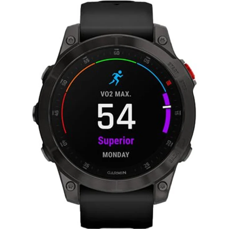 Garmin epix 2 SAPPHIRE Smartwatch GPS, Unisex, 47mm, Polymergehäuse mit Rückseite aus Titan, Silikonarmband, Schwarz/Schiefergrau (010-02582-11) – Bild 9