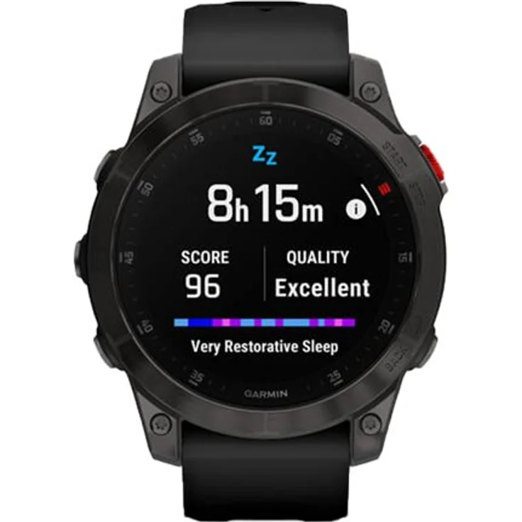 Garmin epix 2 SAPPHIRE Smartwatch GPS, Unisex, 47mm, Polymergehäuse mit Rückseite aus Titan, Silikonarmband, Schwarz/Schiefergrau (010-02582-11) – Bild 14