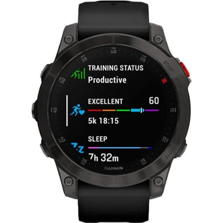 Garmin epix 2 SAPPHIRE Smartwatch GPS, Unisex, 47mm, Polymergehäuse mit Rückseite aus Titan, Silikonarmband, Schwarz/Schiefergrau (010-02582-11) – Bild 10