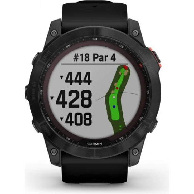 Garmin Fenix 7X Solar Smartwatch GPS, Unisex, 51mm, Polymergehäuse, Silikonarmband, Schiefergrau/Schwarz (010-02541-01) – Bild 2