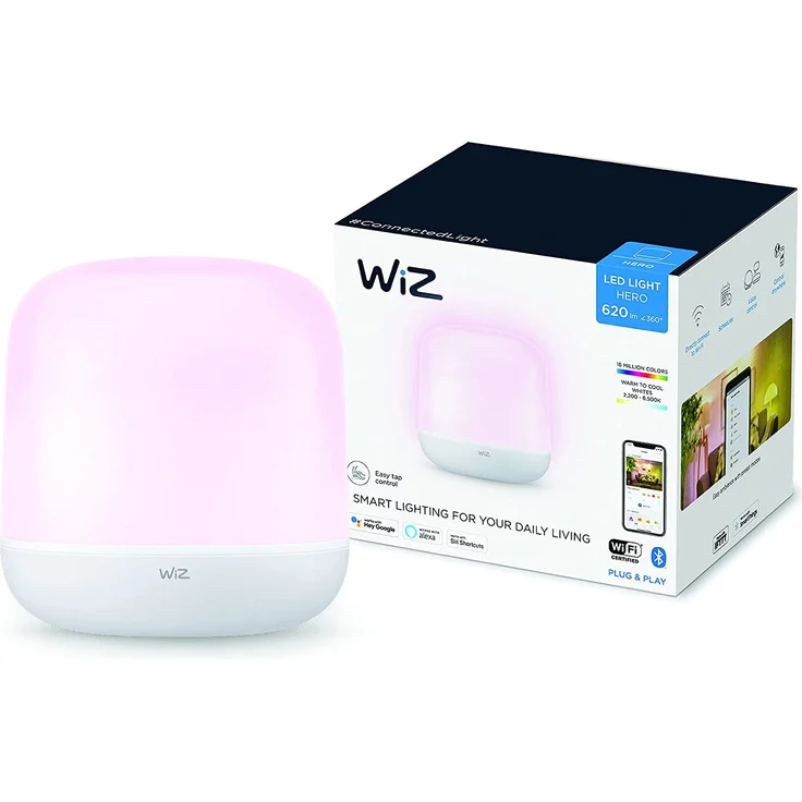 WiZ Hero Tischleuchte Tunable White & Colour Portable Einzelpack – Bild 1