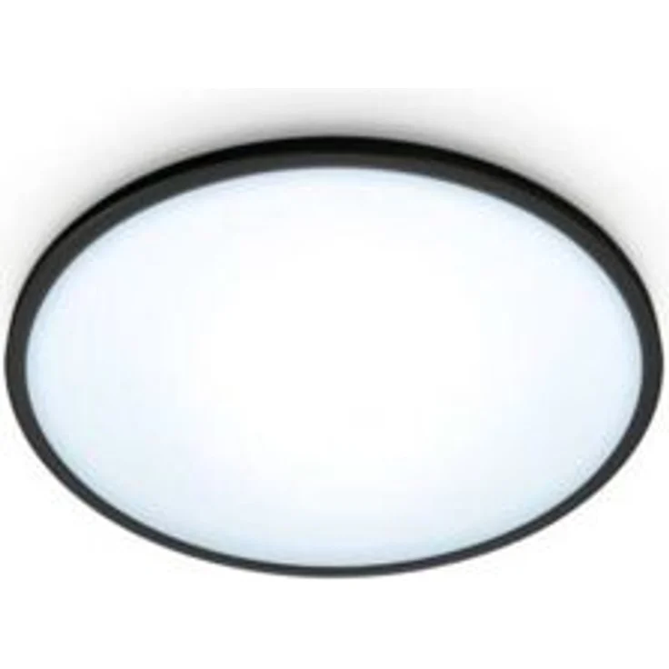 WiZ SuperSlim Ceiling, 16 W, 27-65 K, Tunable White, rund, schwarz