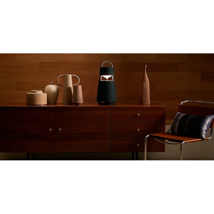 LG XBOOM 360 DRP4G Bluetooth-Lautsprecher mit Beleuchtung, 360°-Sound, schwarz – Bild 8