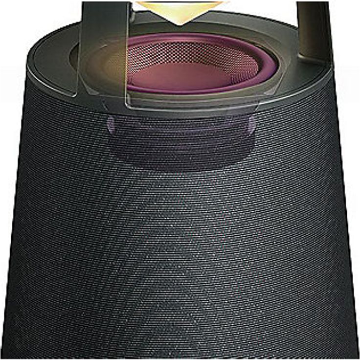 LG XBOOM 360 DRP4G Bluetooth-Lautsprecher mit Beleuchtung, 360°-Sound, schwarz – Bild 5
