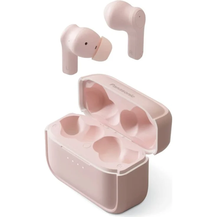 Panasonic RZ-B210W True Wireless In-Ear-Kopfhörer, Bluetooth, Mikrofon, wasserdicht, rosa – Bild 2