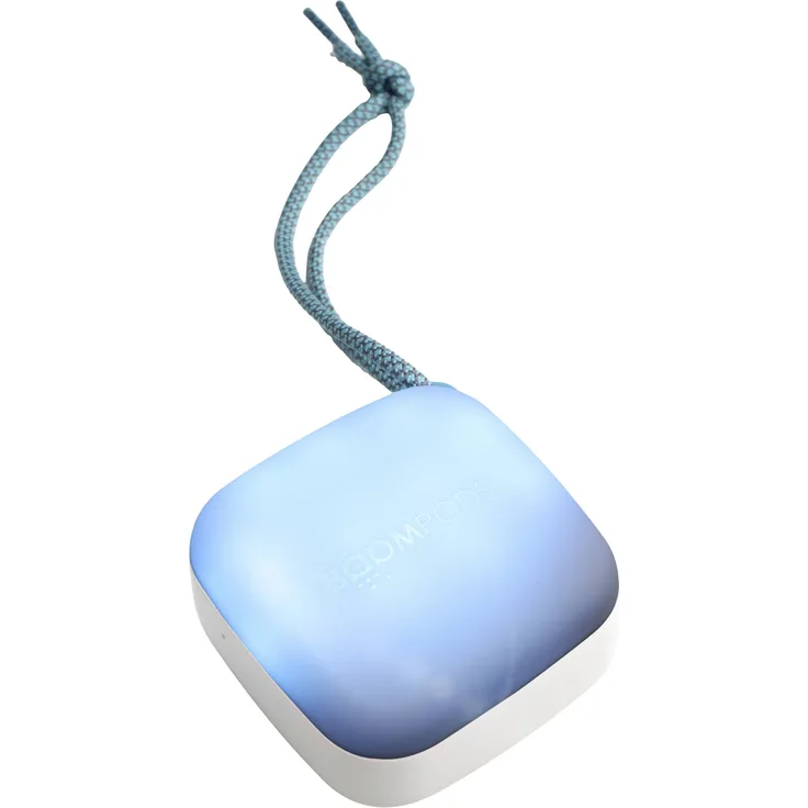 Boompods Rhythm Bluetooth-Lautsprecher, Freisprechfunktion, Wasserfest, Weiß
