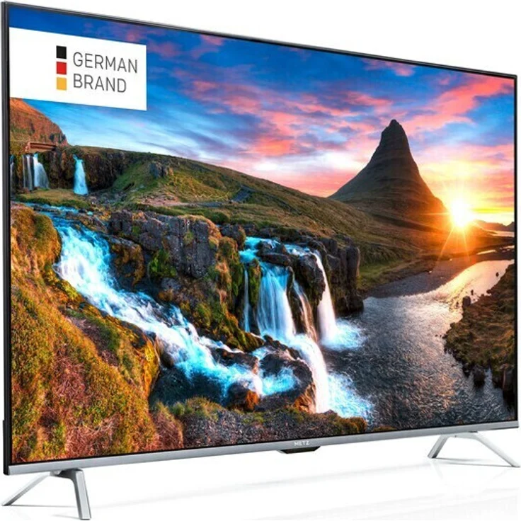 METZ blue 43MUC7001 108 cm (43 Zoll) LED Smart TV (Ultra HD, HDR, Direct-LED) HD-Triple-Tuner (Sat, Antenne, Kabel) Energieklasse G – Bild 2