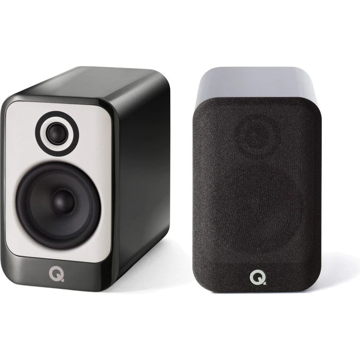 Q Acoustics Concept 30 Gloss Black, Kompaktlautsprecher, schwarz – Bild 1