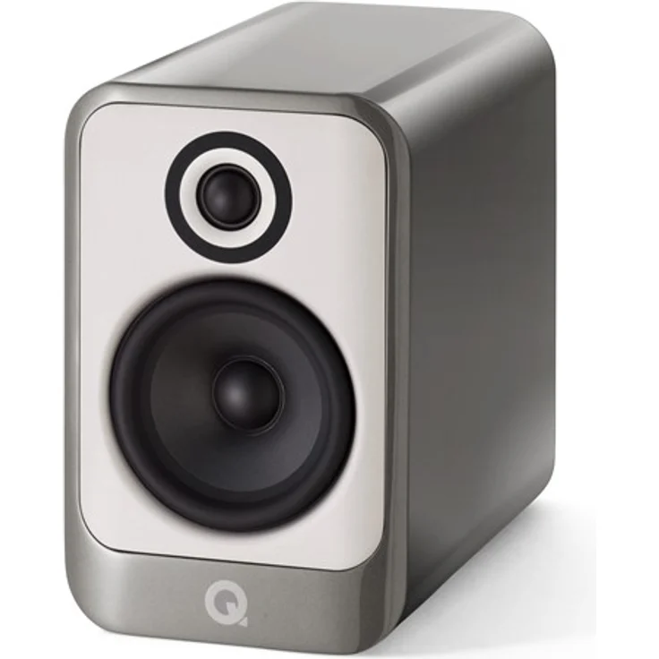 Q Acoustics Concept 30 Gloss Silver, Kompaktlautsprecher, grau – Bild 10