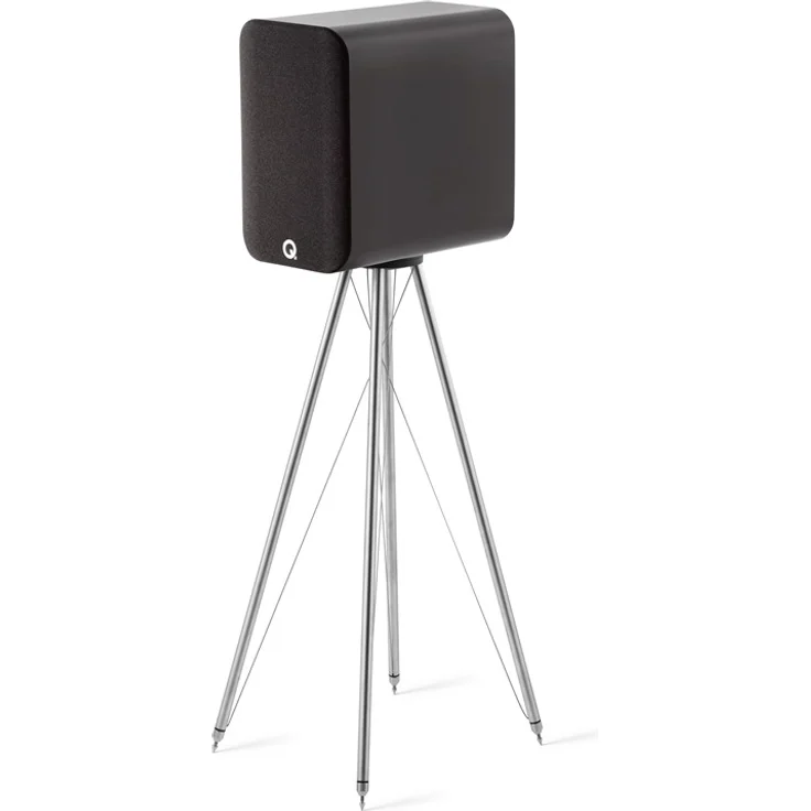 Q Acoustics Concept 30 Gloss Silver, Kompaktlautsprecher, grau – Bild 7