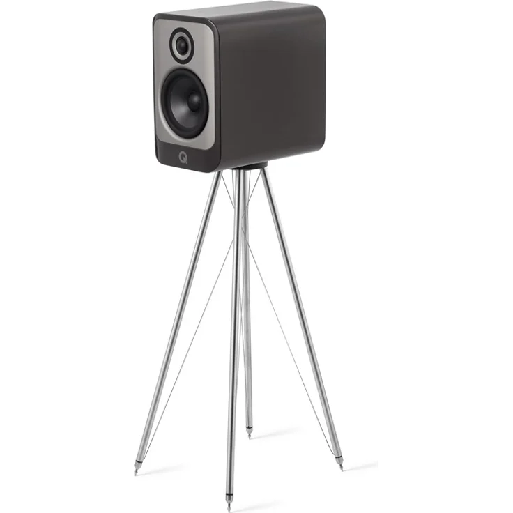 Q Acoustics Concept 30 Gloss Silver, Kompaktlautsprecher, grau – Bild 8