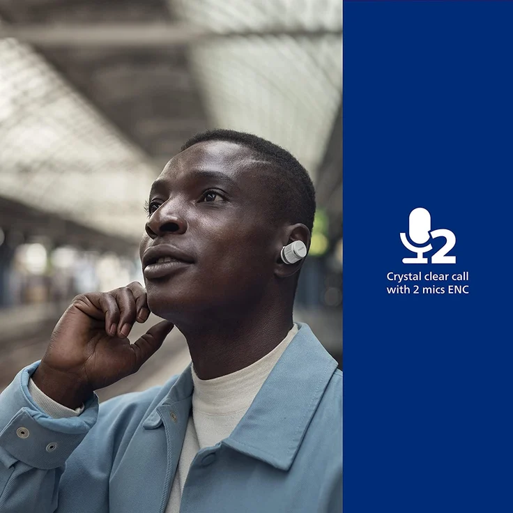 Philips T1 FIDELIO In-Ear True Wireless Kopfhörer Bluetooth weiß – Bild 4