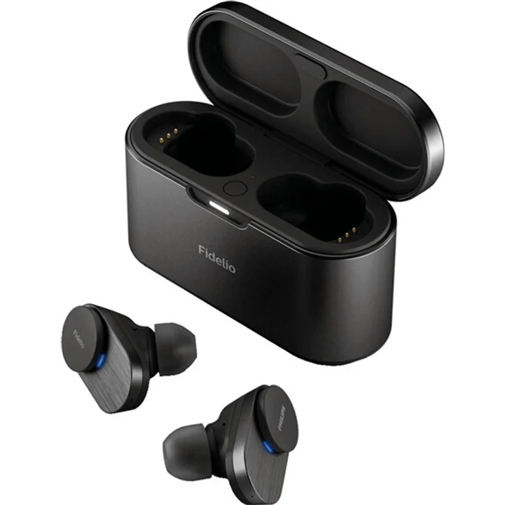 Philips T1 FIDELIO In-Ear True Wireless Kopfhörer Bluetooth schwarz – Bild 1