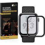 PROTECTORKING 2x 9D Keramik für Apple Watch 4-5-6 40mm Hartglas Panzerfolie Displayschutz Panzerglas Schutzglas Schutzfolie Folie Displayfolie