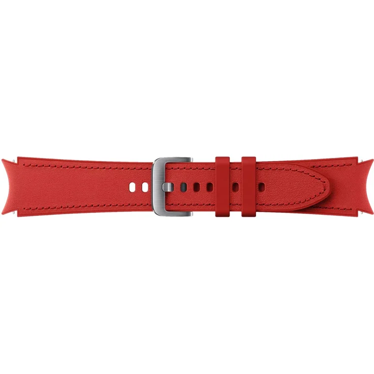 Samsung Hybrid Leather Band für die Galaxy Watch4-Serie Red (M-L, 145 – 205 mm) – Bild 2