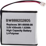 VHBW Akku kompatibel mit Garmin Fenix 5X, Fenix 5X Running Smartwatch Uhr Fitnessarmband (430mAh, 3,8V, Li-Polymer)