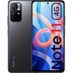 Xiaomi Redmi Note 11 Smartphone 16,33cm (6,43 Zoll) AMOLED-Display, 64GB interner Speicher, 4GB RAM, Dual-SIM, Android 11, Graphite Gray