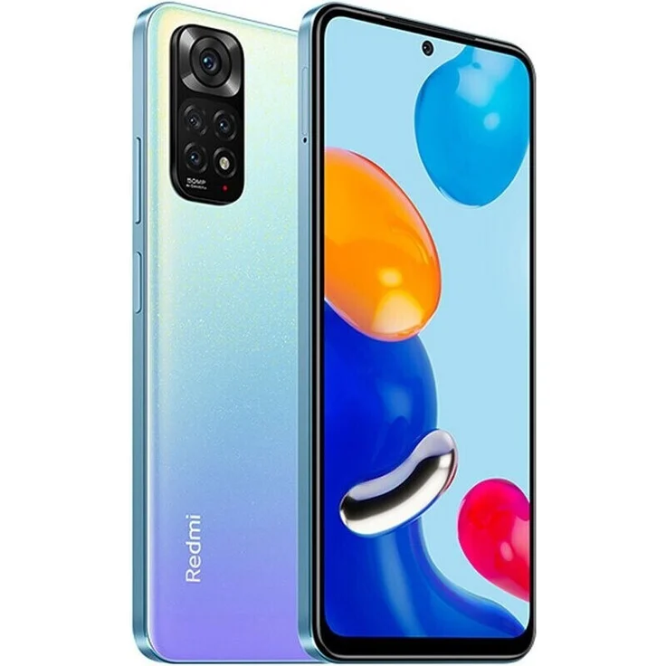 Xiaomi Redmi Note 11 Smartphone 16,33cm (6,43 Zoll) AMOLED-Display, 64GB interner Speicher, 4 GB RAM, Dual-SIM, Android 11, Star Blue White – Bild 4