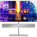 Philips 65OLED986-12 164 cm (65 Zoll) OLED Smart TV (Ultra HD, HDR, OLED) HD-Triple-Tuner (Sat, Antenne, Kabel) Modelljahr 2021 Energieklasse G (DE-Modell)