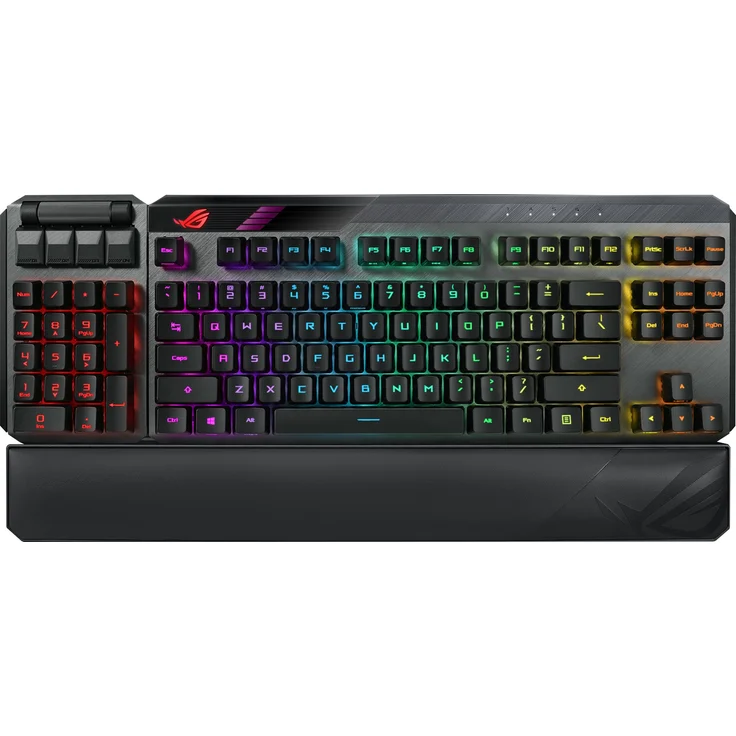 ASUS ROG Claymore II Tastatur RF kabellos + USB Schwarz (90MP01W0-BKFA00) (Englisch QWERTY) – Bild 14