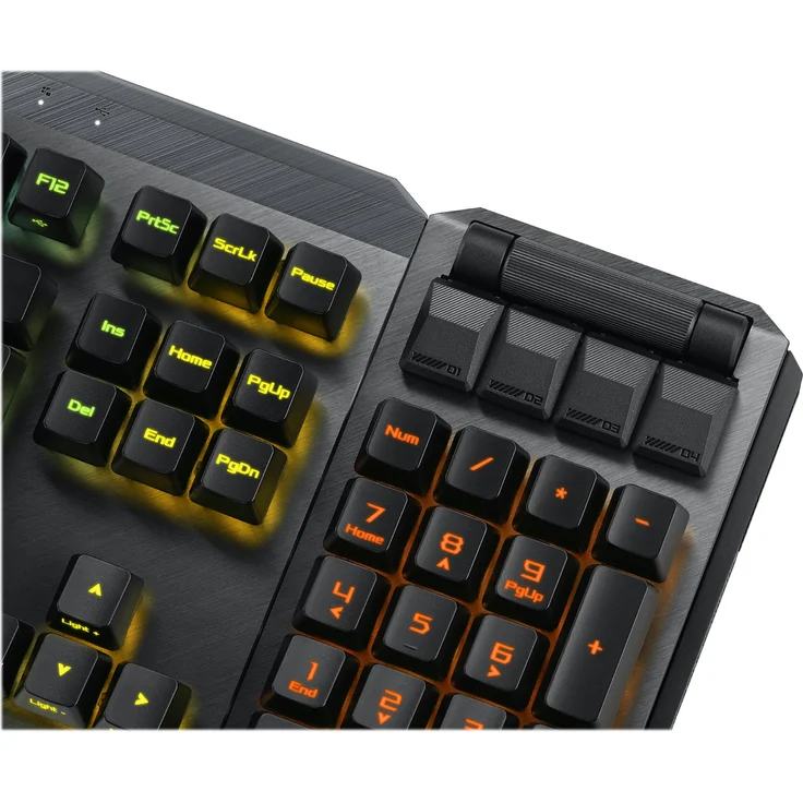 ASUS ROG Claymore II Tastatur RF kabellos + USB Schwarz (90MP01W0-BKFA00) (Englisch QWERTY) – Bild 9