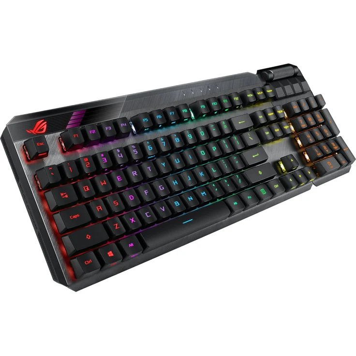 ASUS ROG Claymore II Tastatur RF kabellos + USB Schwarz (90MP01W0-BKFA00) (Englisch QWERTY) – Bild 4