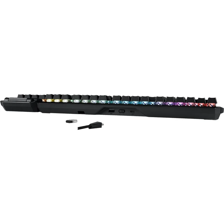 ASUS ROG Claymore II Tastatur RF kabellos + USB Schwarz (90MP01W0-BKFA00) (Englisch QWERTY) – Bild 12