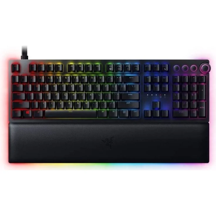 Razer Huntsman V2 Analog Tastatur USB QWERTY US Englisch Schwarz (RZ03-03610100-R3M1) – Bild 1