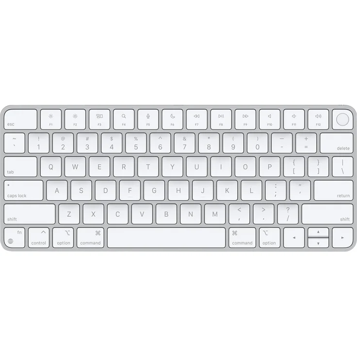 Apple Magic Keyboard Tastatur Bluetooth AZERTY Französisch Weiß (MK293F/A) – Bild 1